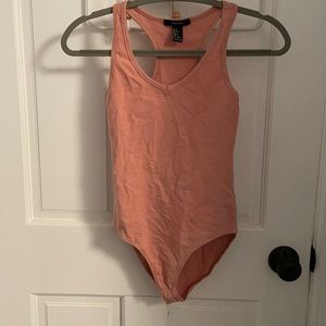 V neck tank bodysuit